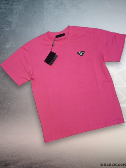 T-shirt Prada rose classique