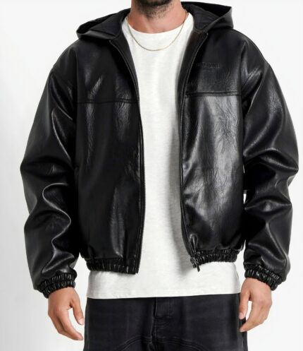 Sixth June
Veste Simili Cuir Capuche Zippée noir